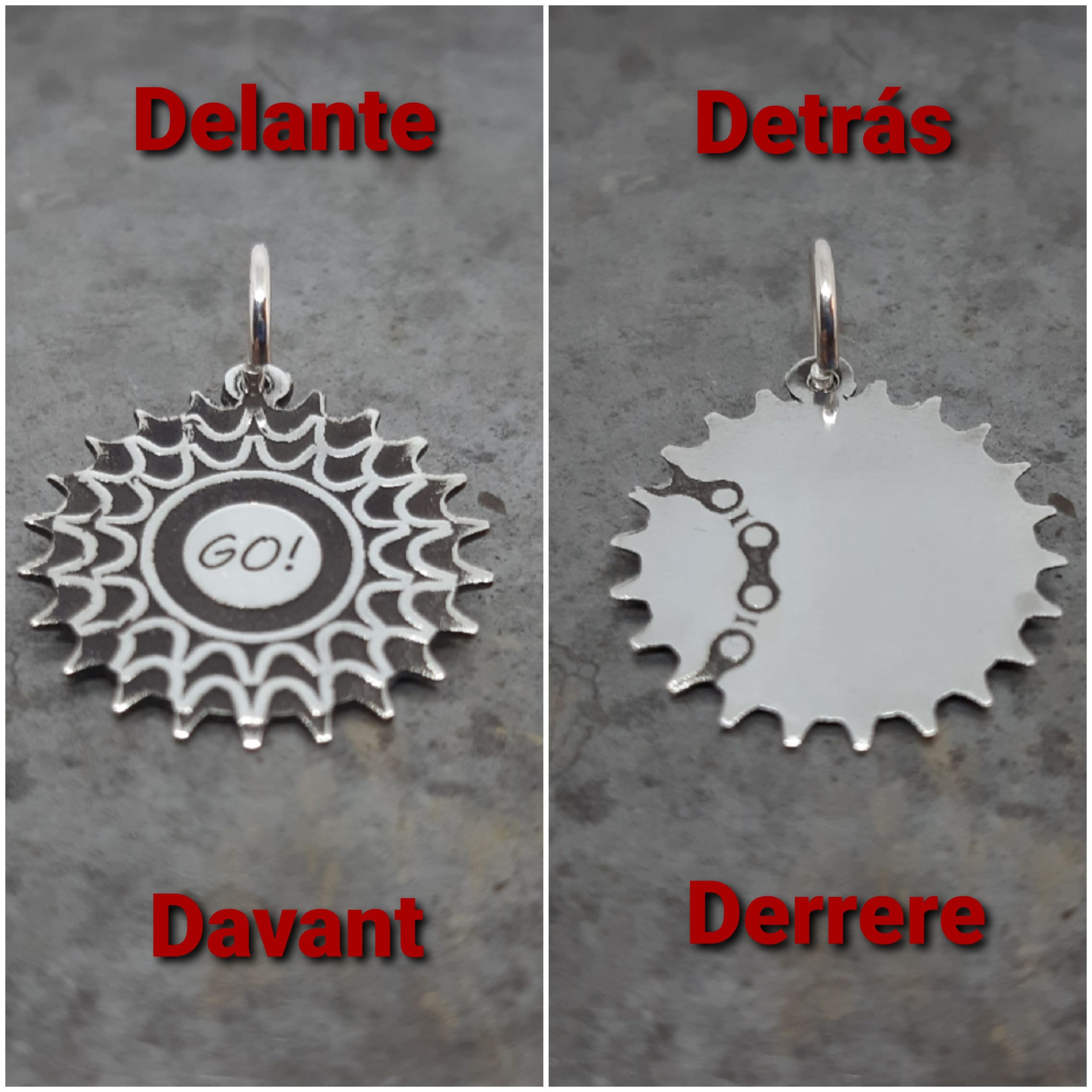 Penjoll Plata "Pinyó Bicicleta"