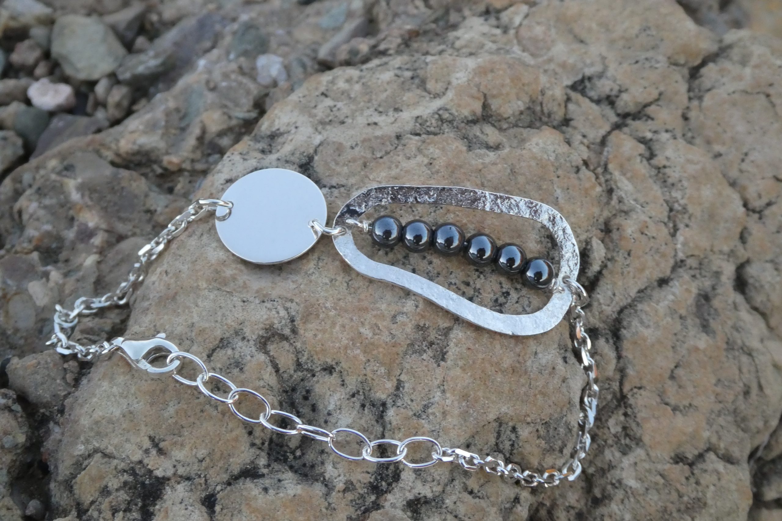 Polsera Plata "Roca Bola de la Partió" Montserrat