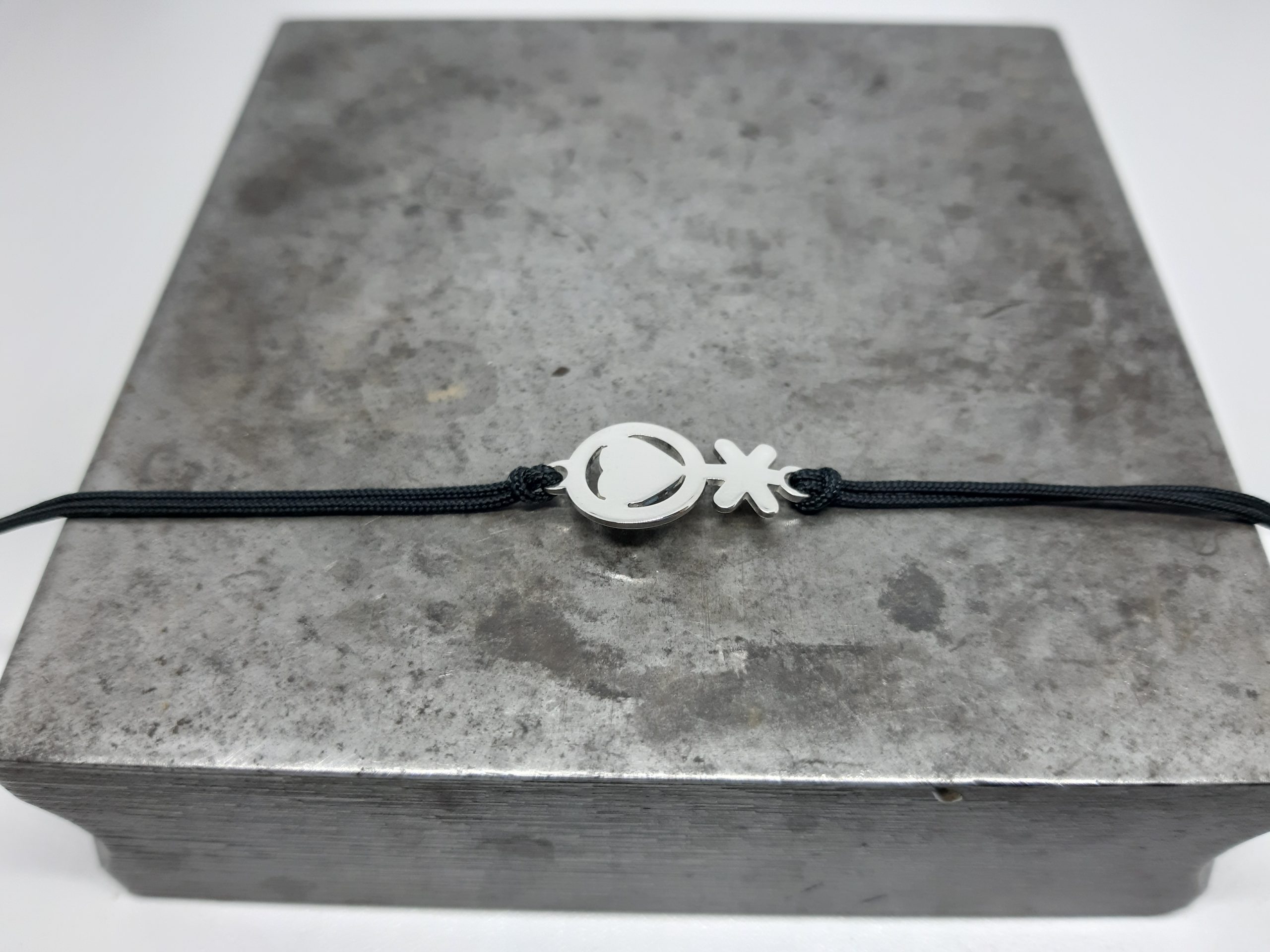 Polsera Plata - Símbol Identitat de Gènere "QUEER"