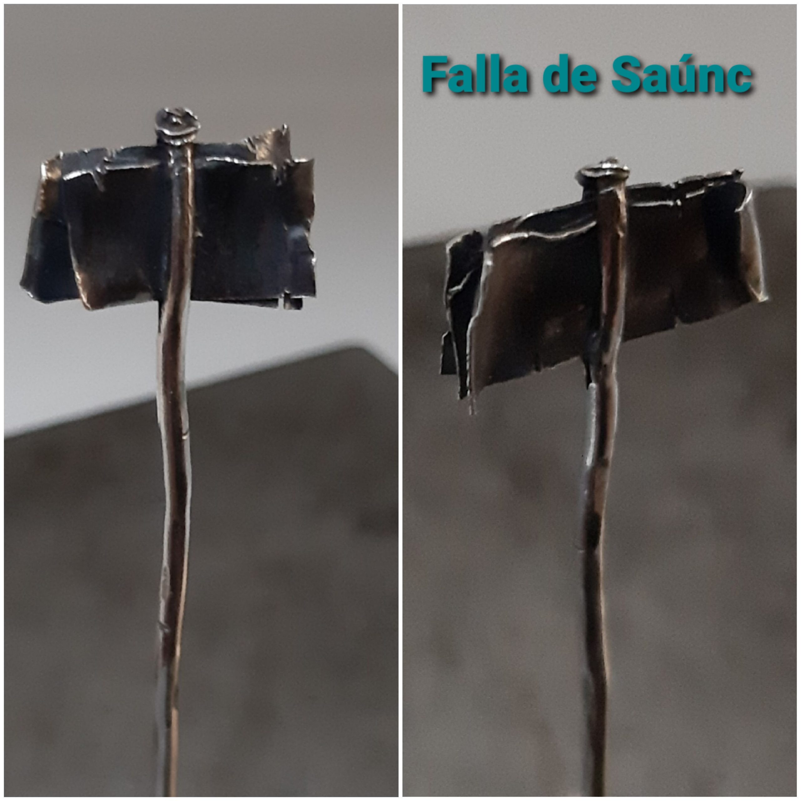 Escultura Plata Falla de Saúnc